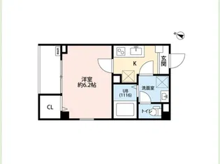 グリシーヌメゾンII【2階】の間取り