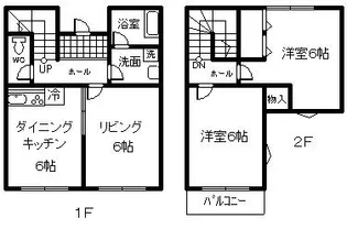 ツインタワーFUKAYA I【1階】の間取り