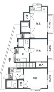 アーバンハイム金丸【2階】の間取り
