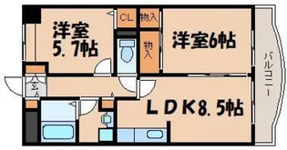 ステージT0【2階】の間取り