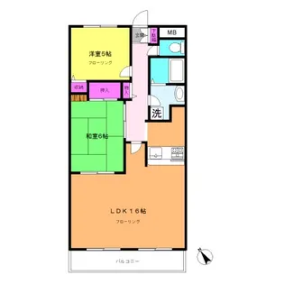 ファミール青葉台【3階】の間取り