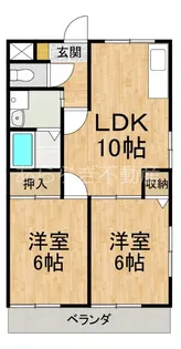 静岡県浜松市中央区楊子町【マンション】の間取り