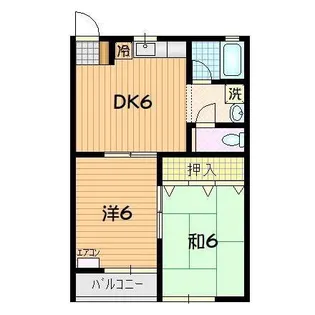 クロワール【2階】の間取り