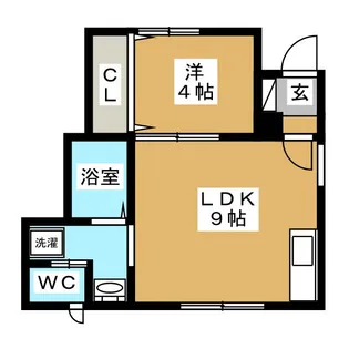 コンフォート【1階】の間取り