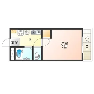 フォーラム福島野田【2階】の間取り