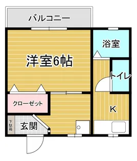 パルデンス【3階】の間取り