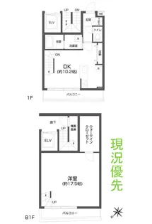 東京都目黒区東山1【マンション】の間取り