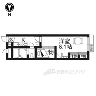 レオパレスPeaceful【2階】の間取り