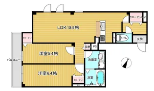 シャルマンテ【3階】の間取り