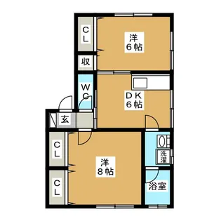 コーポNOA【2階】の間取り