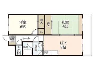 グリーンパーク橋本【2階】の間取り