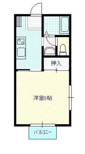 メゾンドエトワール【1階】の間取り