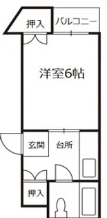 サンハイム【2階】の間取り