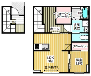 Stafermo(スタファーモ)【2階】の間取り