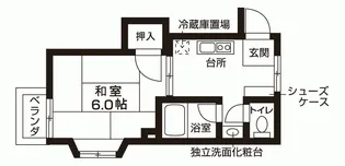 ロッソ別府【2階】の間取り