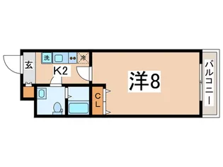 レグルス阿倍野【6階】の間取り