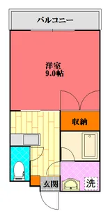 コモド西条【3階】の間取り