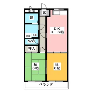 メゾンドフォーレ大塚【2階】の間取り
