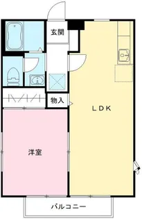 ボヌール【1階】の間取り