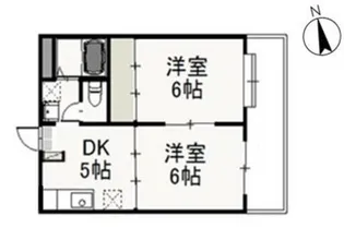 ベル・エポックB【1階】の間取り