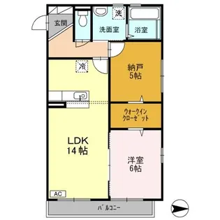 セレニテ【2階】の間取り