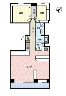 南青山第一マンションズ【7階】の間取り
