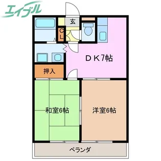 ノームヒル【2階】の間取り