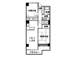 メゾンブランシュ【2階】の間取り