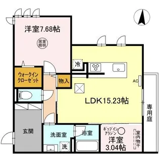 カーサ・グランデ【1階】の間取り