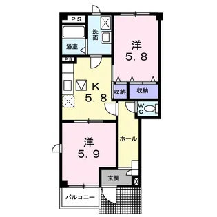セカンドモール【1階】の間取り