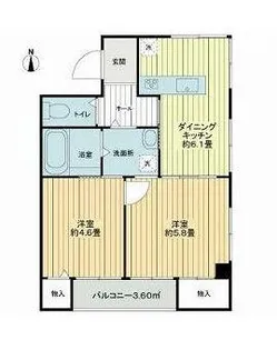 マリオン荻窪【3階】の間取り