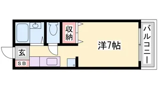 エフメゾン新在家【2階】の間取り