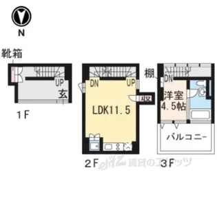 是空HORIKAWA【1階】の間取り