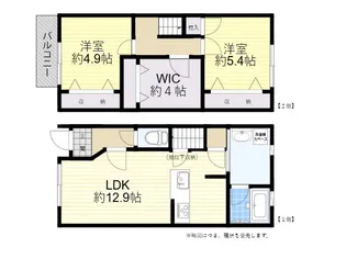 Whisker【2階】の間取り