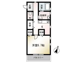 グラン ヴェール【2階】の間取り