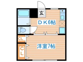 ボンメゾン【1階】の間取り