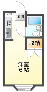 沢井コーポ【1階】の間取り