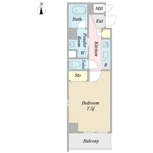 レジデンス セレッソ【1階】の間取り