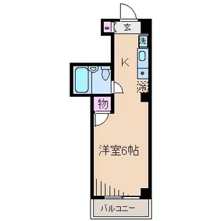 S・FLATII【5階】の間取り
