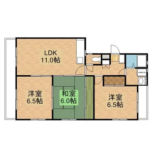 サン・ビレッジ【3階】の間取り