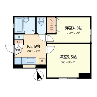 グラッセア学芸大学【3階】の間取り