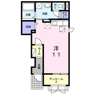 コートドールI【1階】の間取り