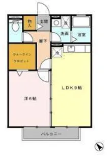 Fine View・K II棟【2階】の間取り