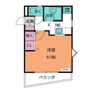 グローバル12【4階】の間取り
