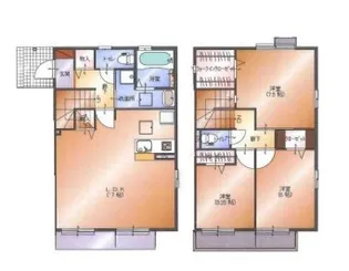 神奈川県藤沢市本鵠沼3【一戸建】の間取り