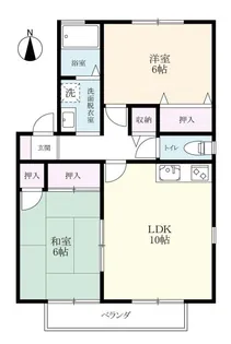 グランドール開成C【2階】の間取り
