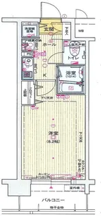 大阪府大阪市北区天神橋3【マンション】の間取り