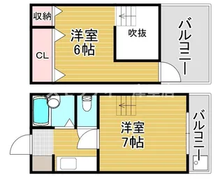 2Kの間取り画像