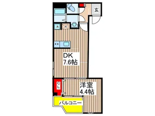 フェリーチェ津田沼【1階】の間取り