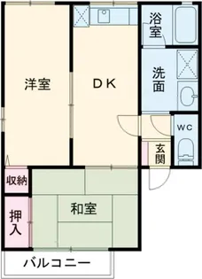 レトアあかさかA【2階】の間取り